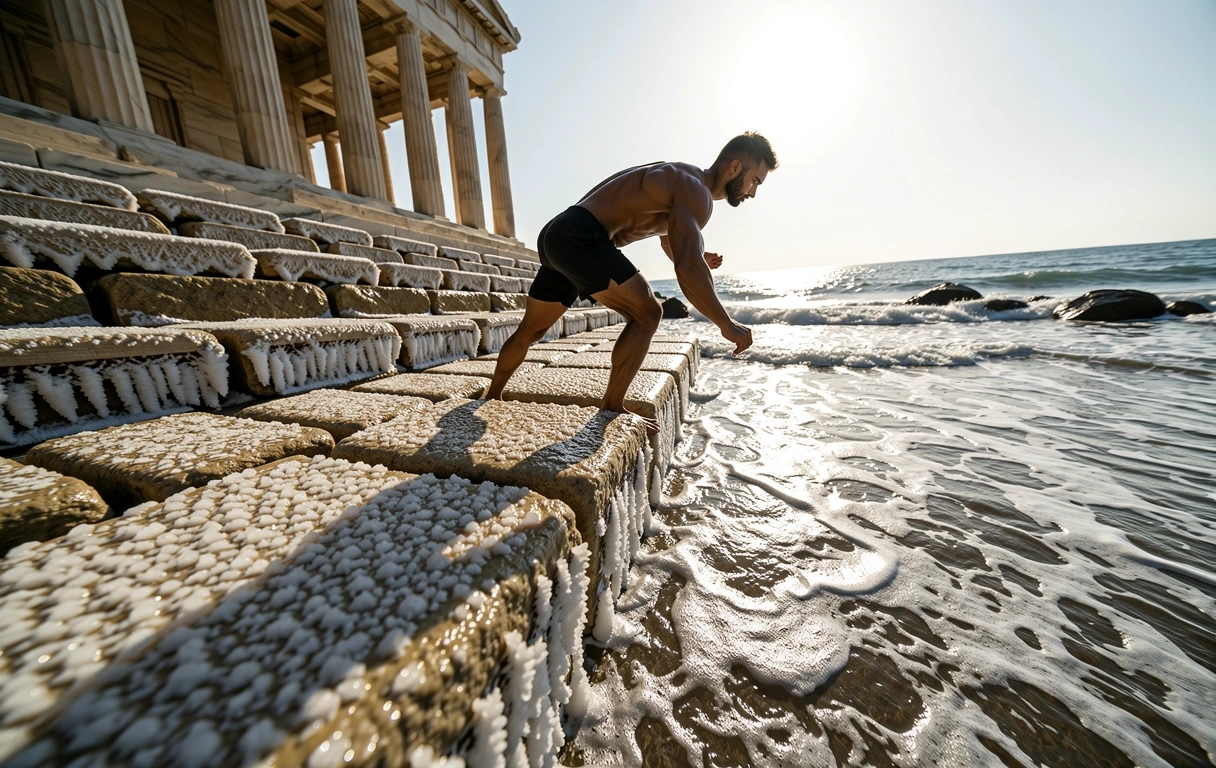 Aegean water ripples